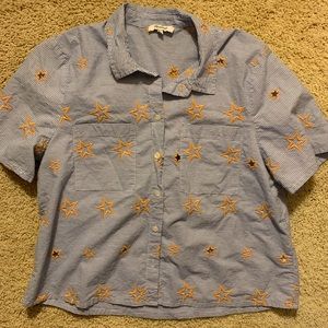 Madewell Embroided Top